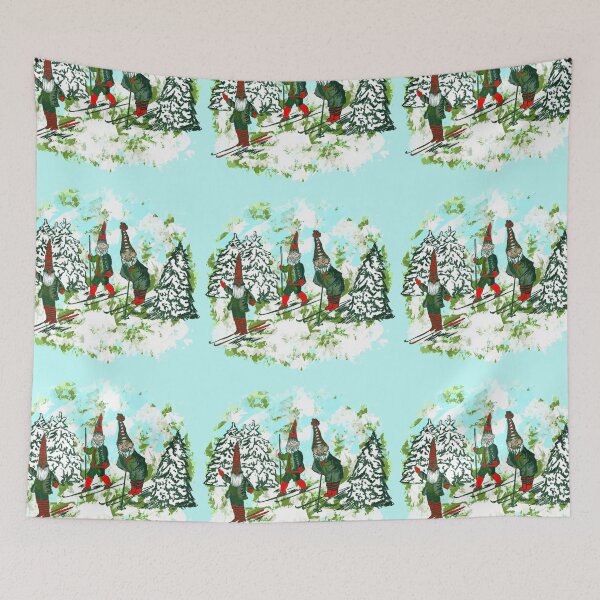 Item preview, Skiing with My Gnomies designed and sold by missdebi27.