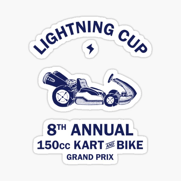Lightning Cup Kart & Bike Grand Prix Sticker