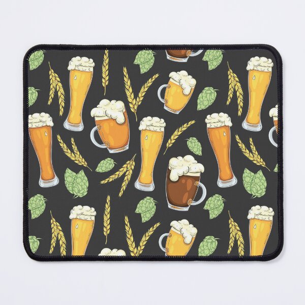 Item preview, Seamless pattern with beer designed and sold by ChuckyStore79.