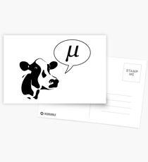 Scientific Cow Goes Mu Postcards