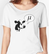 Scientific Cow Goes Mu Women's Relaxed Fit T-Shirt