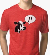 Scientific Cow Goes Mu Tri-blend T-Shirt