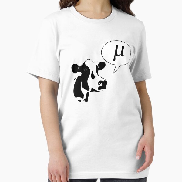 Vista previa del artículo con la obra «La vaca científica se vuelve loca», diseñado y vendido por TheShirtYurt.