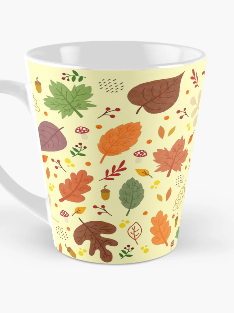 Thumbnail 3 of 4, Coffee Mug, Fall Pattern designed and sold by Innsmouth.