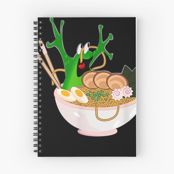 Item preview, Happy Flying Frog Ramen Kawai Anime for Women Men Boys Girls designed and sold by Flamingo92.