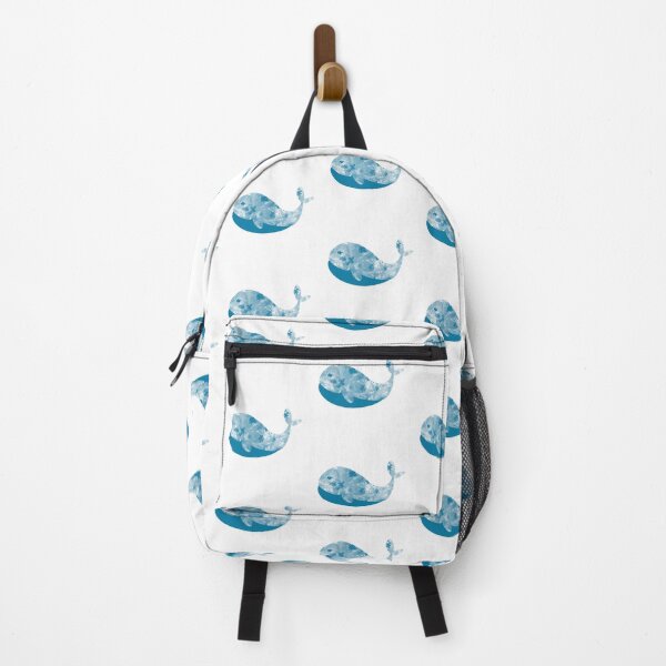 Item preview, Blue Floral Whale designed and sold by HaleynBleu.