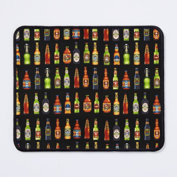 Item preview, Beer bottle fabric designed and sold by ChuckyStore79.