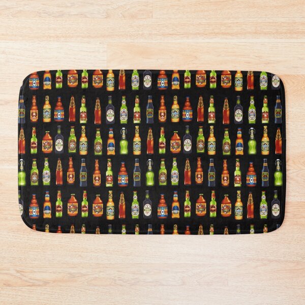 Item preview, Beer bottle fabric designed and sold by ChuckyStore79.