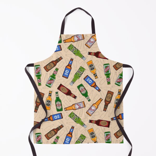 Item preview, Beer bottles seamless pattern designed and sold by ChuckyStore79.