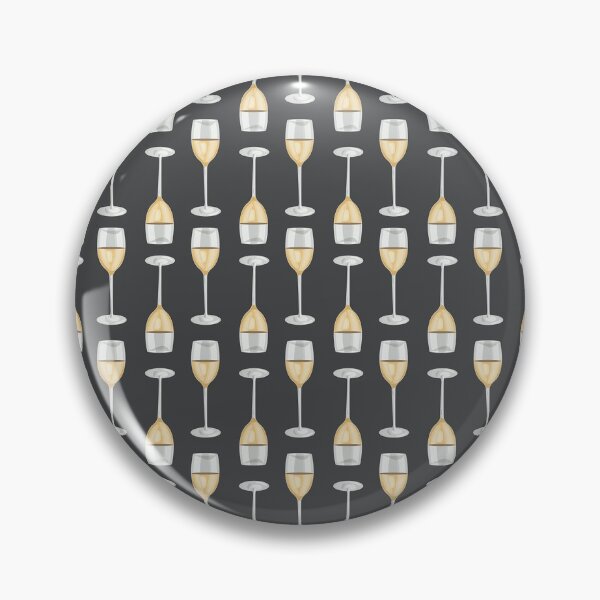 Item preview, Wine glasses seamless pattern on black background designed and sold by ChuckyStore79.