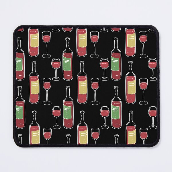 Item preview, Wine glasses & bottle pattern designed and sold by ChuckyStore79.