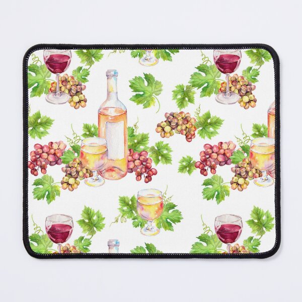 Item preview, Red and white wine repeated pattern designed and sold by ChuckyStore79.