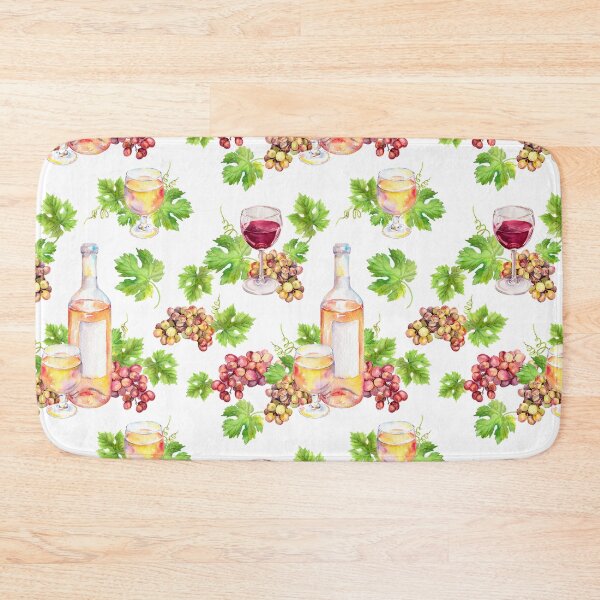 Item preview, Red and white wine repeated pattern designed and sold by ChuckyStore79.