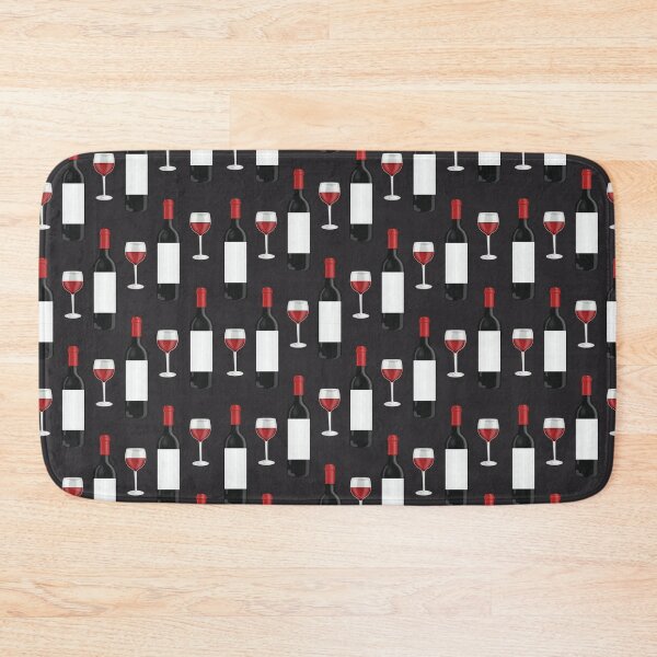 Item preview, Wine glasses and bottles seamless pattern designed and sold by ChuckyStore79.