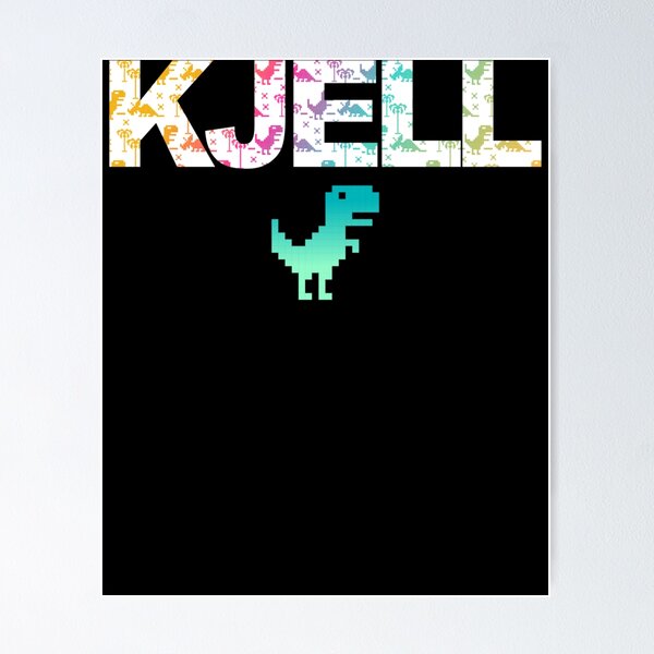 Item preview, Kjell - Cool Boys Name with colorful cute Dinos for Kids   (1) designed and sold by Flamingo92.
