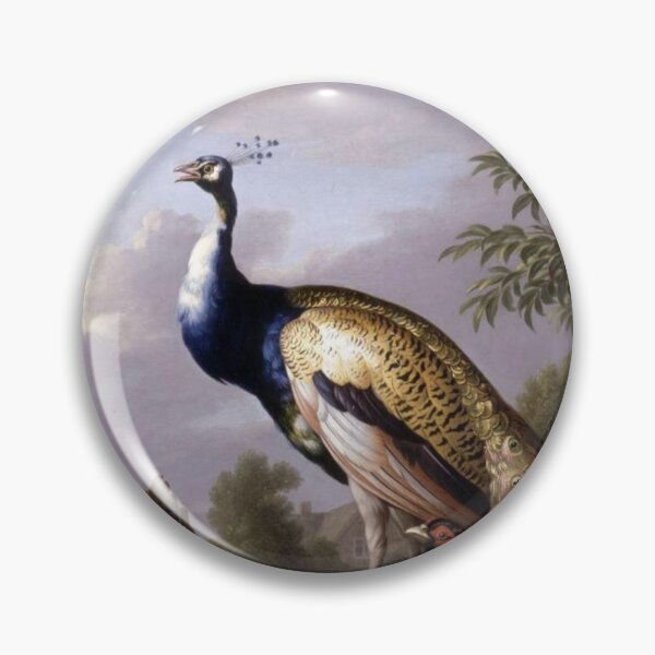 Item preview, Tobias Stranover's Peacock, Hen and Cock Pheasant in a Landscape designed and sold by mosfunky.