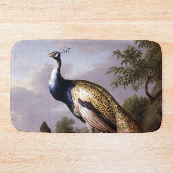 Item preview, Tobias Stranover's Peacock, Hen and Cock Pheasant in a Landscape designed and sold by mosfunky.