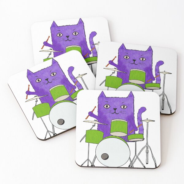 Item preview, Drummer Kitty designed and sold by Lilmonsto.