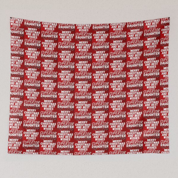 Item preview, Merry Christmas And Best Wishes From Your Superior Daughter Funny Phrase designed and sold by S-JDesigns.