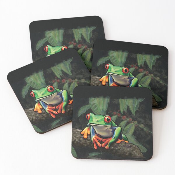 Item preview, Colorful Flog in the Forest designed and sold by aztlandesign.