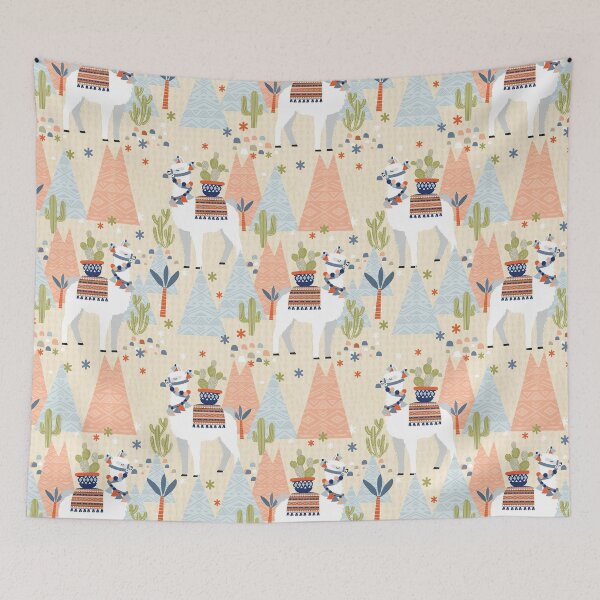 Item preview, Cactus Llama Pattern designed and sold by LittleFunky79.