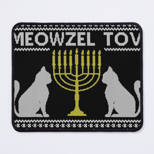 Item preview, Meowzel Tov Chanukah Shirt Jewish Cat Hanukkah designed and sold by Flamingo92.