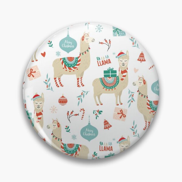 Item preview, Chrismas Holiday Llama Pattern designed and sold by LittleFunky79.