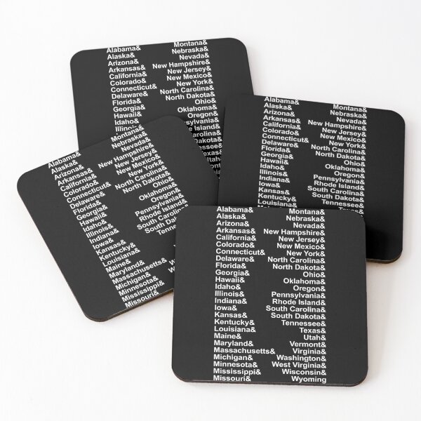 Item preview, Fifty States Ampersand List USA designed and sold by artfulnotebook.