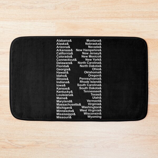 Item preview, Fifty States Ampersand List USA designed and sold by artfulnotebook.