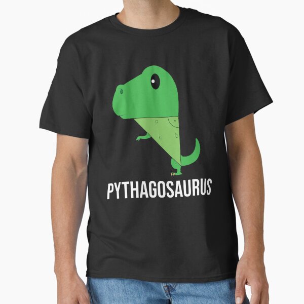 Item preview, Pythagoras Math Techer Nerd Gekk Theorem T-Rex designed and sold by Flamingo92.
