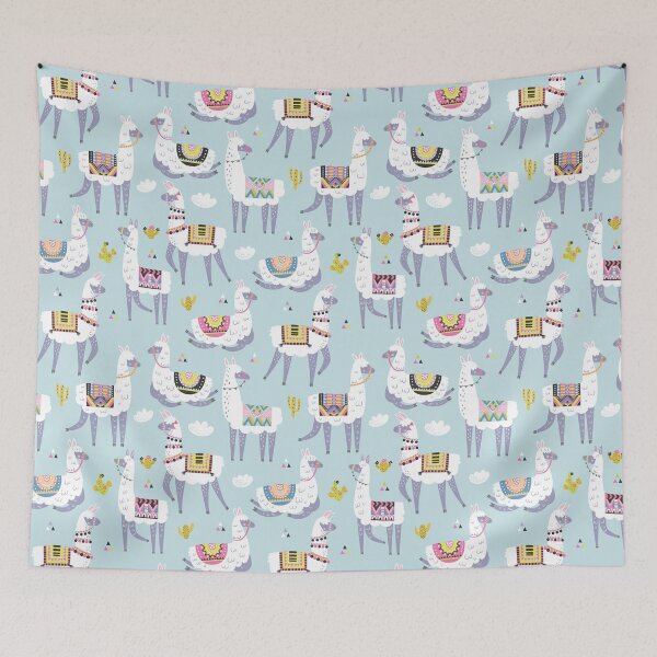 Item preview, Cloudy Llama Pattern designed and sold by LittleFunky79.