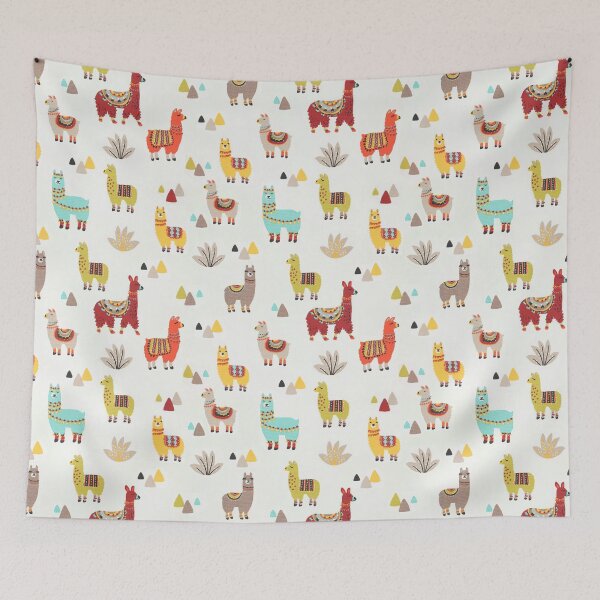 Item preview, Colorful Llama Pattern designed and sold by LittleFunky79.