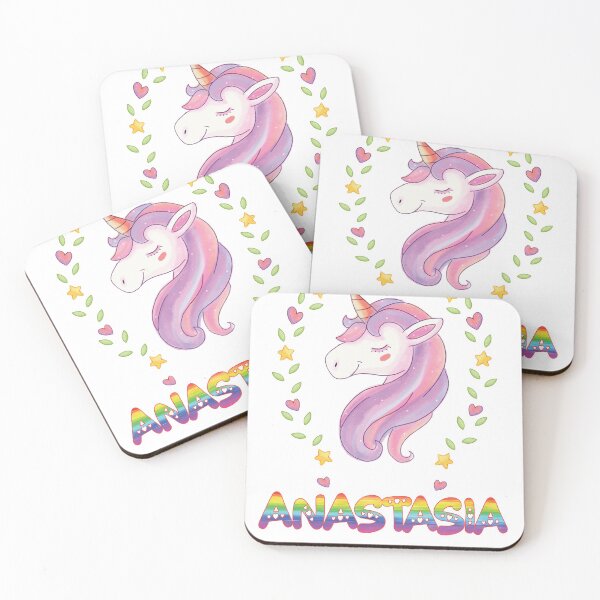 Item preview, The Relive Princess Anastasia Nikolaevna Unicorn Rainbow Heart Text Special Personalised Gift For designed and sold by PizzaPoopPlazal.