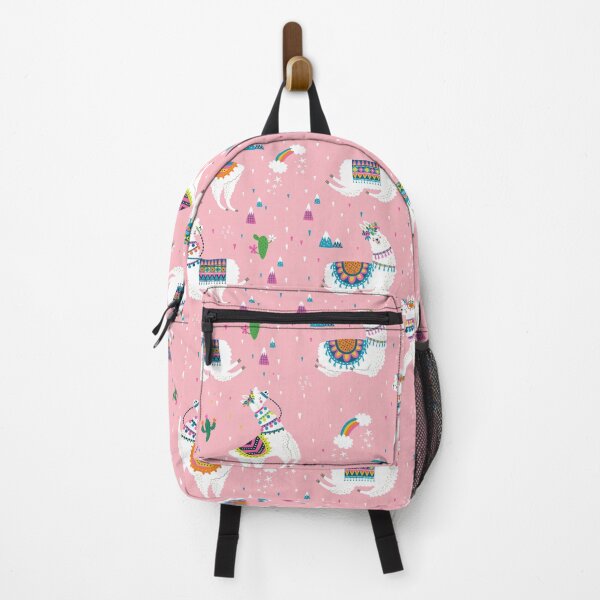 Item preview, Cute Llama On Pink Pattern designed and sold by LittleFunky79.