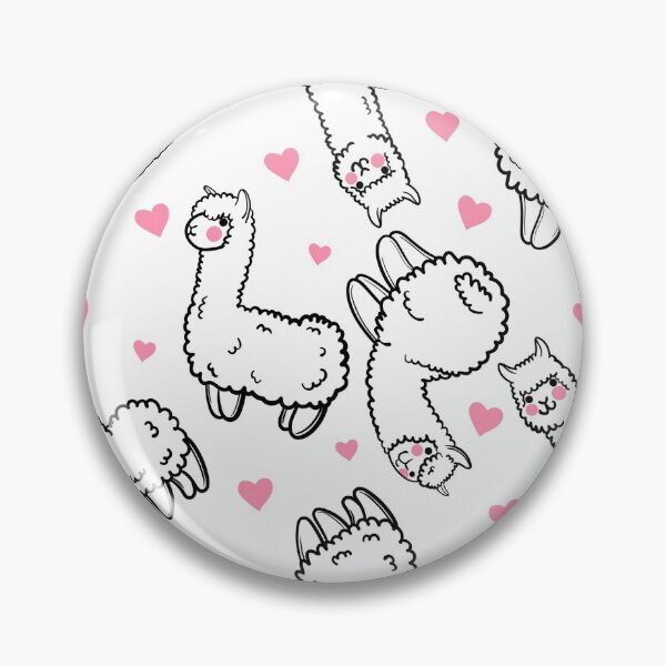 Item preview, Cute Llama Outline Pattern designed and sold by LittleFunky79.