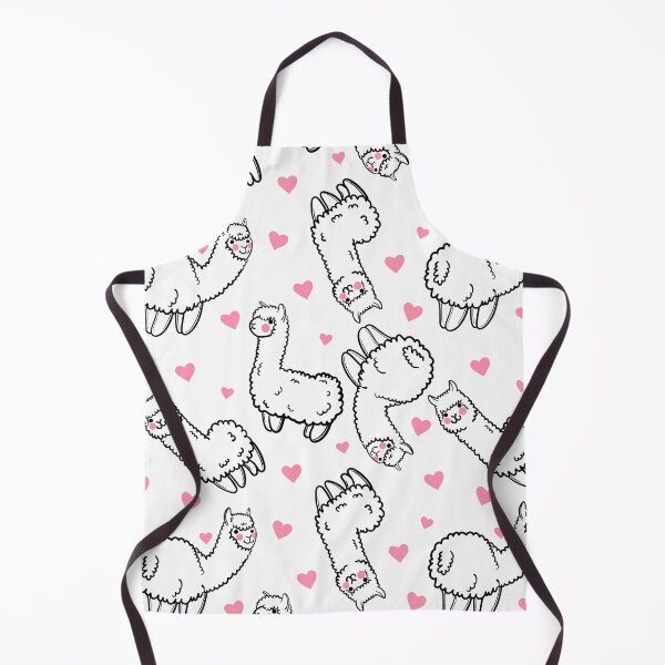 Item preview, Cute Llama Outline Pattern designed and sold by LittleFunky79.