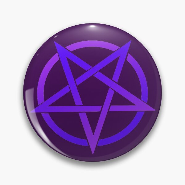Item preview, Colorful Pentacle Pentagram Gradient Purple designed and sold by AlasAHintStudio.