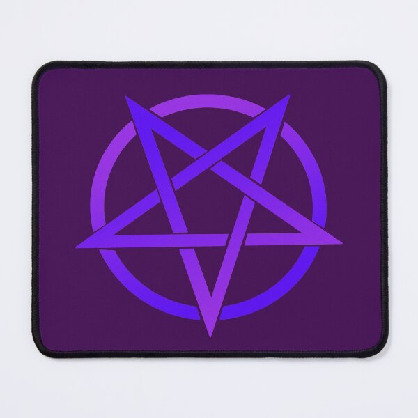 Item preview, Colorful Pentacle Pentagram Gradient Purple designed and sold by AlasAHintStudio.