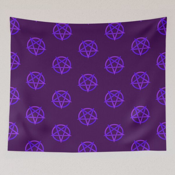Item preview, Colorful Pentacle Pentagram Gradient Purple designed and sold by AlasAHintStudio.