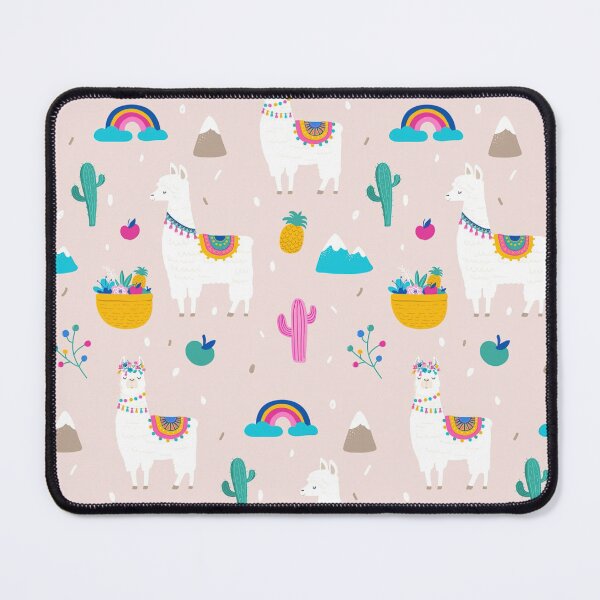 Item preview, Cute Llama Rainbow Pattern designed and sold by LittleFunky79.