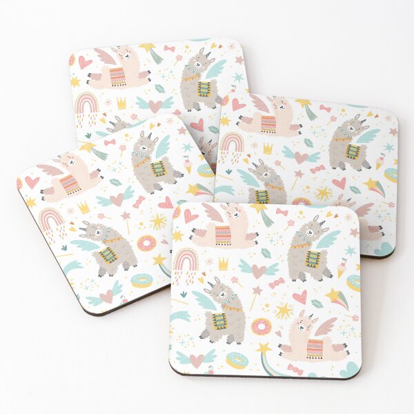 Item preview, Cute Llama With Wings Sweet Pattern designed and sold by LittleFunky79.
