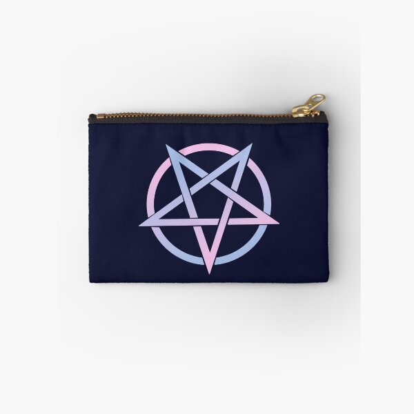 Item preview, Colorful Pentacle Pentagram Pink and Blue designed and sold by AlasAHintStudio.