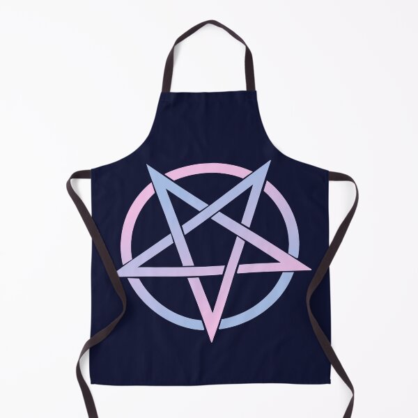 Item preview, Colorful Pentacle Pentagram Pink and Blue designed and sold by AlasAHintStudio.