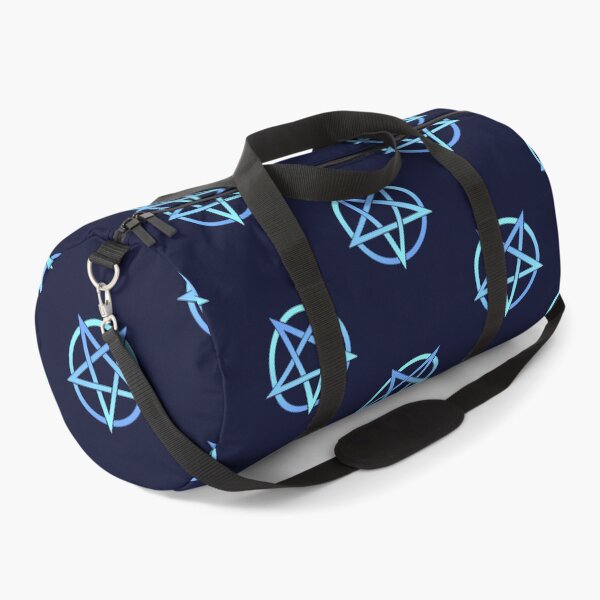 Item preview, Colorful Pentacle Pentagram Icy Blues designed and sold by AlasAHintStudio.