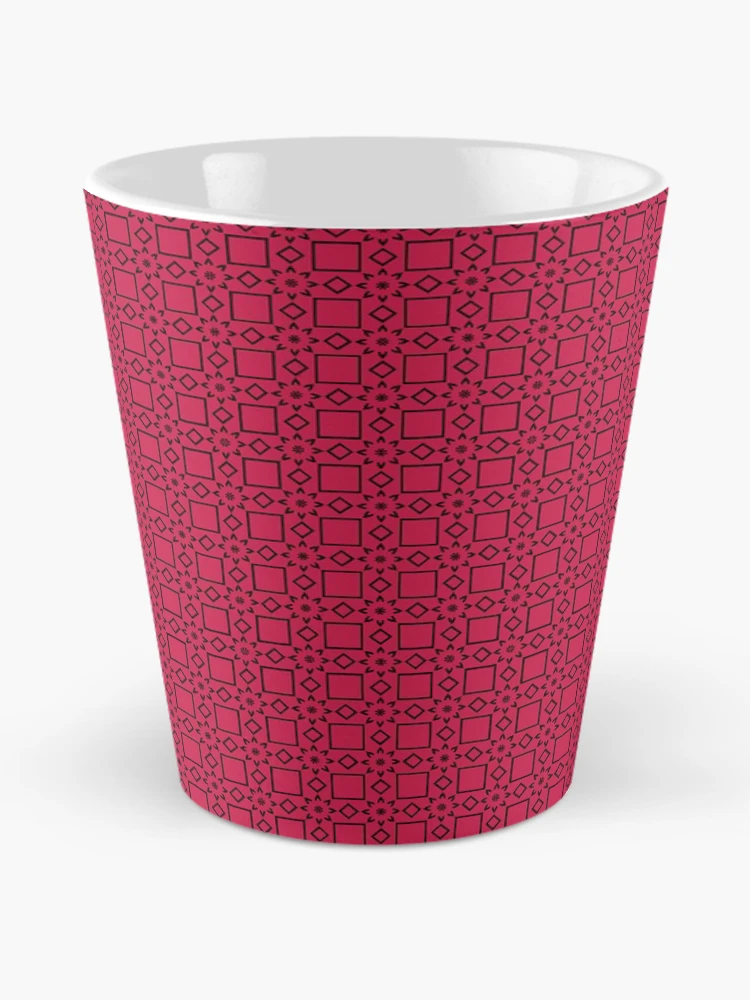 Thumbnail 2 of 4, Coffee Mug, Pink Color Pattern Design designed and sold by Ovrostore.