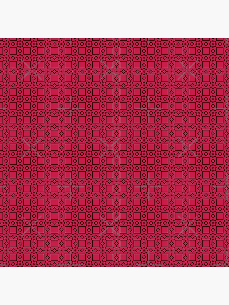Thumbnail 4 of 4, Clock, Pink Color Pattern Design  designed and sold by Ovrostore.