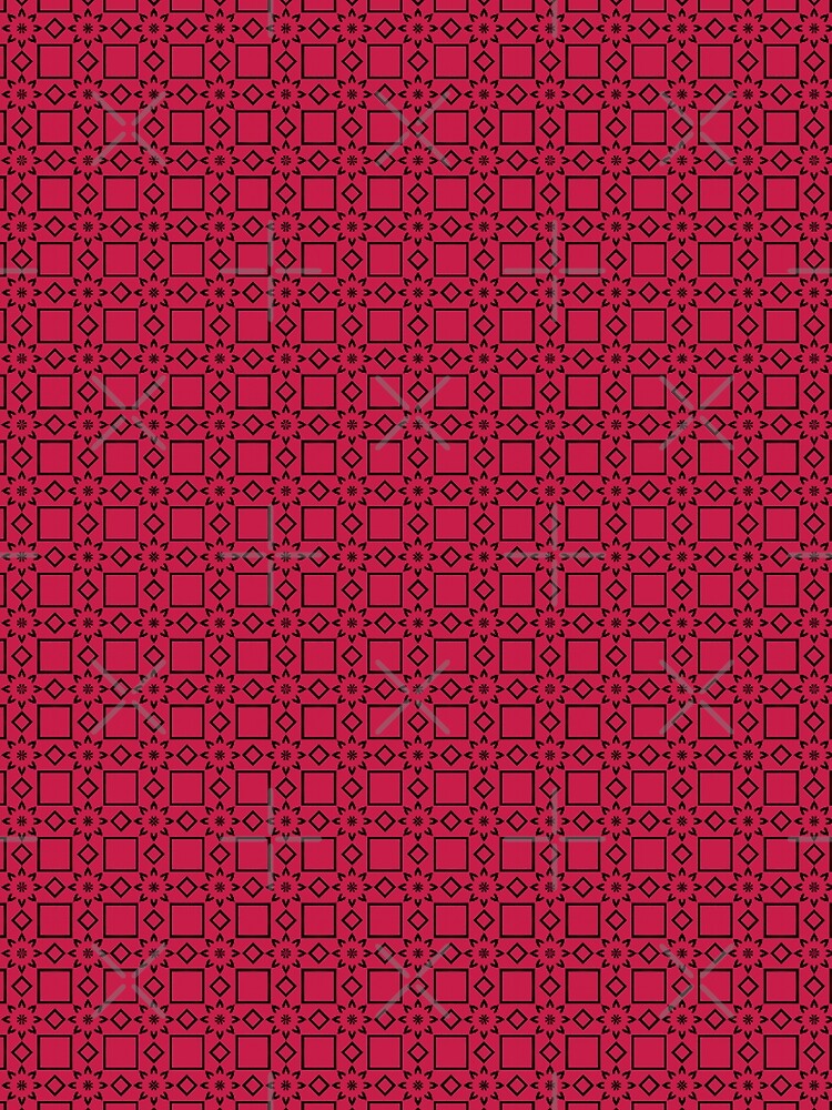 Thumbnail 3 of 3, Scarf, Pink Color Pattern Design designed and sold by Ovrostore.