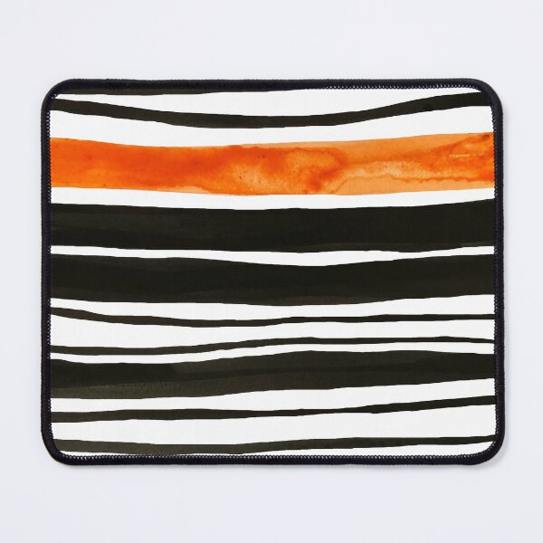 Item preview, orange and black painted stripes designed and sold by Lemontreeart63.