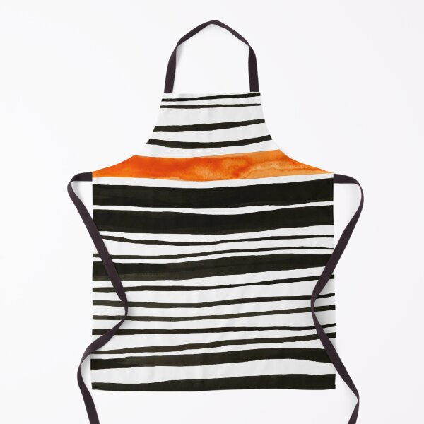 Item preview, orange and black painted stripes designed and sold by Lemontreeart63.