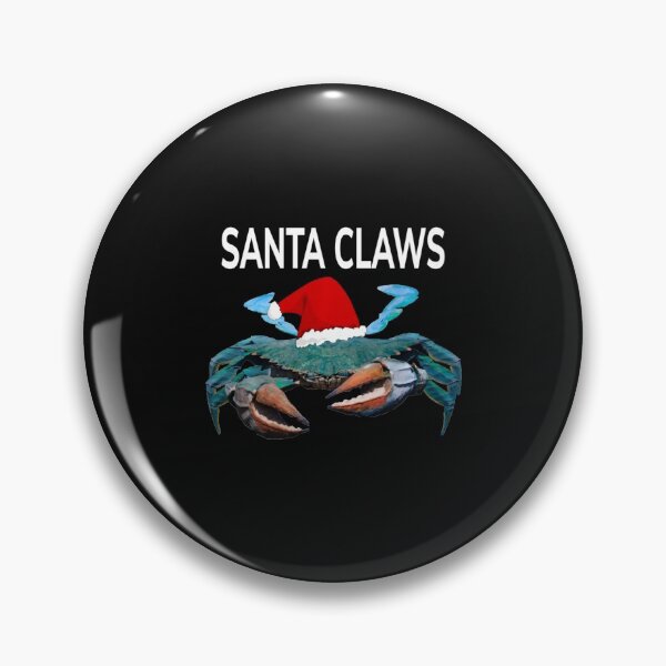 Item preview, Blue Crab In Santa Hat Christmas Santa Claws designed and sold by mariamontemaxwn.